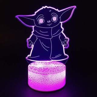 Star Wars 3D lampe -baby yoda
